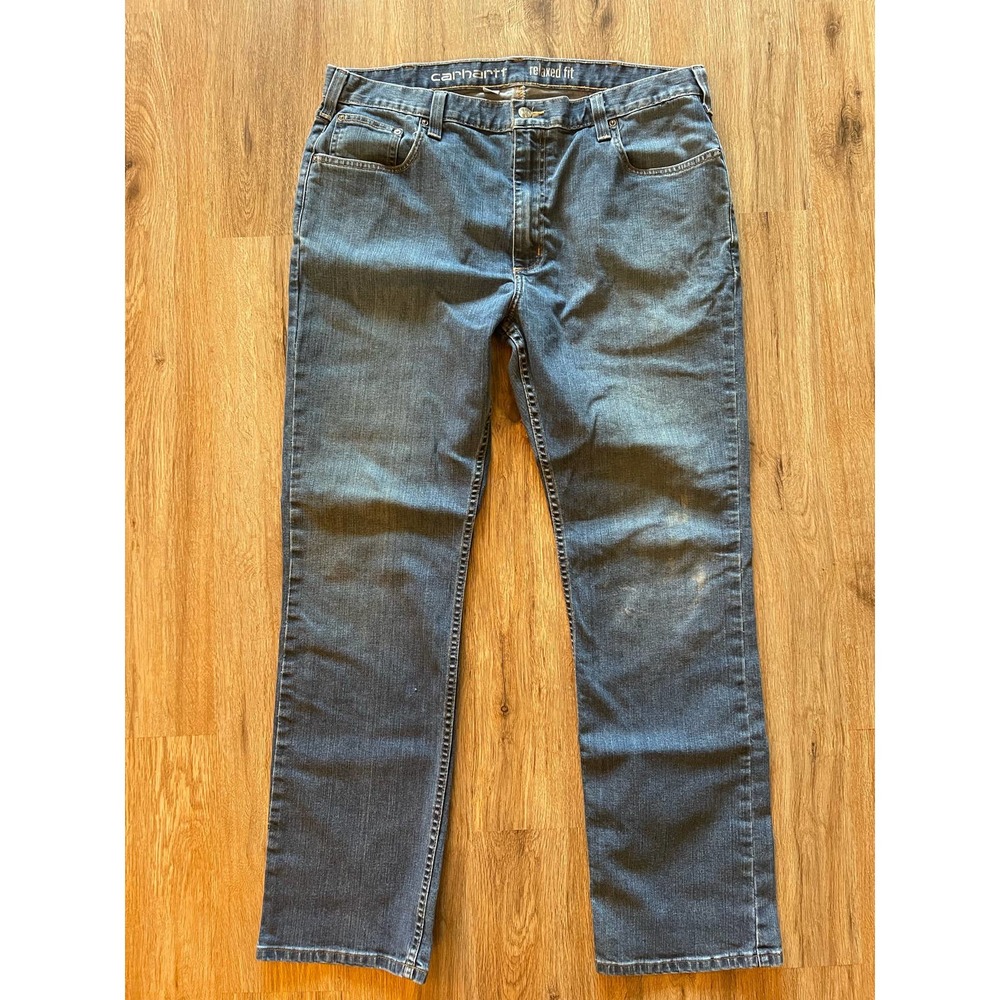Carhartt Men's Relaxed Jeans - Blue - Picture 1 of 3